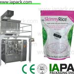 380 volt 3-fase automatische rijstverpakkingsmachine 60 zakken / min snelheid