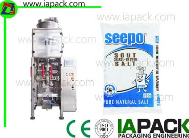 500G 1000g zoutverpakkingsmachine met volumetrische bekervuller voor stapelaarnauwkeurigheid 0,2 tot 2 g