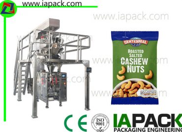 automatische vorm vul sluitmachine met multi-kopweger voor cashewnoten verpakkingssnacks verpakkingsmachine